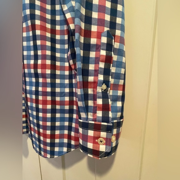 Mens Button Down Banana Republic Non Iron Dress Shirt Size Large - Picture 2 of 7